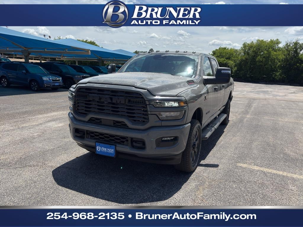 2026 RAM Ram 2500 RAM 2500 LONE STAR CREW CAB 4X4 8' BOX in Ceramic Gray Clear-Coat Exterior Paint — front three-quarter view