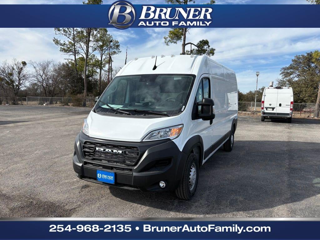 2026 RAM Ram ProMaster RAM PROMASTER 2500 TRADESMAN CARGO VAN HIGH ROOF 159' WB in Bright White Clear-Coat Exterior Paint — front...
